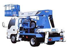 高所作業車（スーパーデッキ・スカイマスター(トラック式））